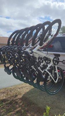 Bike's delivered to bike trail