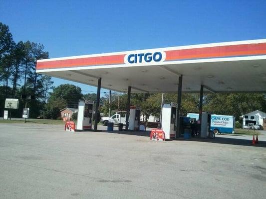 Don't be scared to eat in a gas station, some of the best ribs ever!