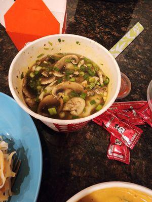 Family size thai dumpling soup