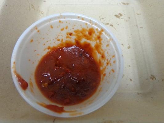 Chipotle Ketchup. ... It's okay. It's basically Sriracha sauce.