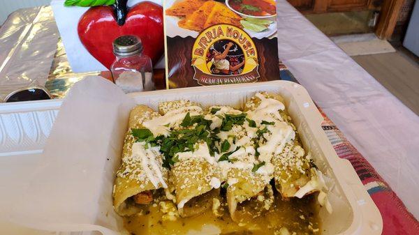 Enchiladas Verdes