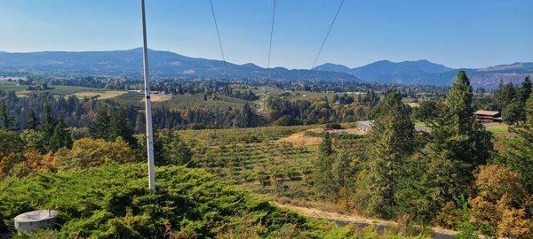 Amazing views, even with power transmission lines