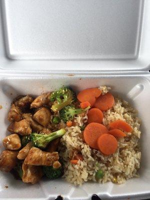 Kids meal teriyaki chicken!