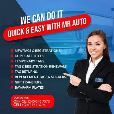 Mr Auto Tag & Title Service LLC