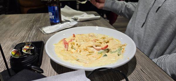 Crab alfredo