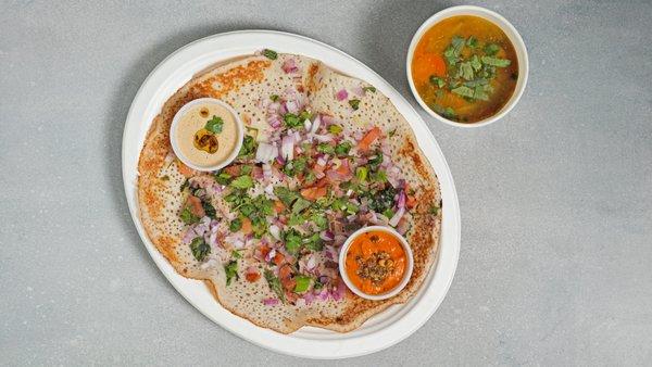 Mix-Veg Uthappam