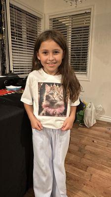 Another satisfied customer! #BirthdayTshirt #CustomT-shirt #PremierCustomGear #Kittens