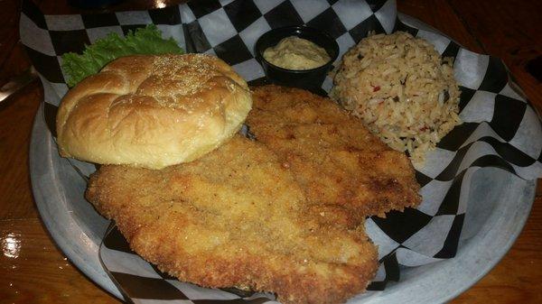 Pork tenderloin w/ rice pilaf