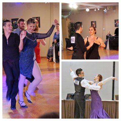 Have the time of your life dancing ballroom, Latin, swing, salsa, and Tango.