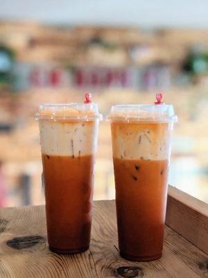 Thai Tea with Sea salt crema