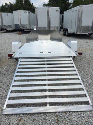 2020 Aluma 2 Place Motorcycle Trailer Ramp