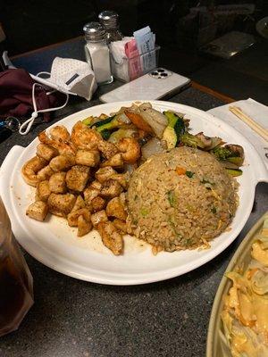 Chicken & Shrimp Hibachi Combo