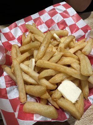 Fries with butter