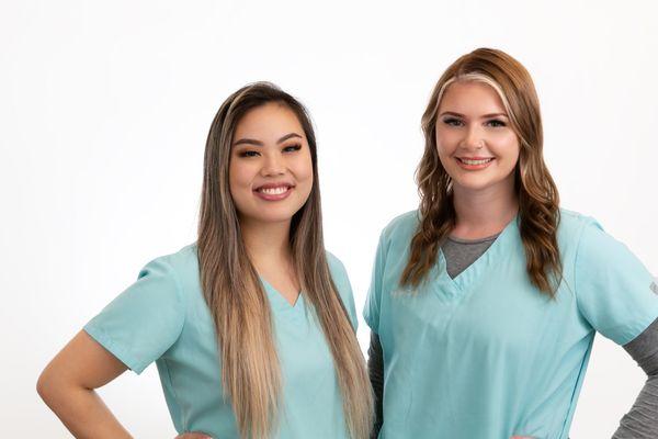 Master Estheticians, Sarah and Katie