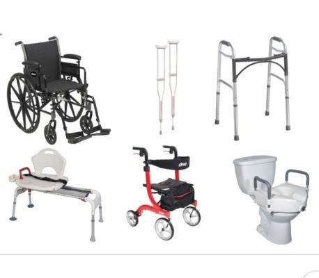 Wheelchair and Rollator Walker are Medicare covered items.