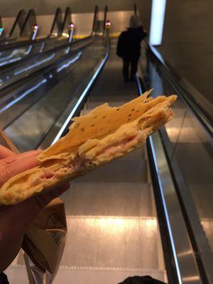 To go "the classique" ham, cheese, mustard