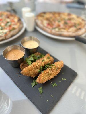 Avocado fries - happy hour portion