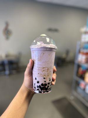 Taro Smoothie with Boba