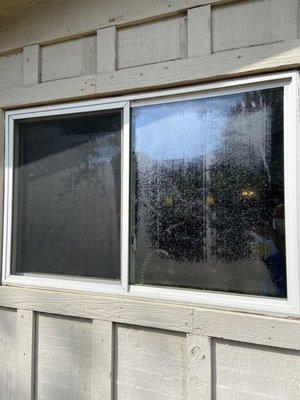 Window gotten foggy?  We can replace that.