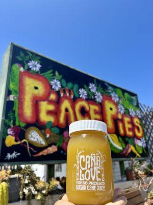 You can find their juice at Peace Pies in Ocean Beach and Encinitas.