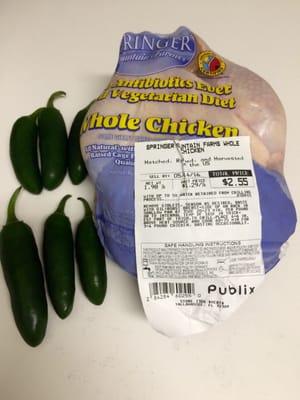 I'm making jalapeño whole chicken!