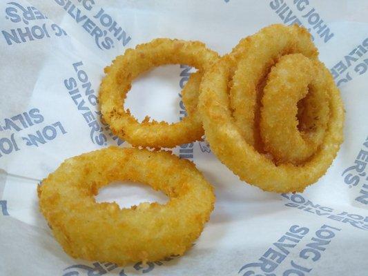 Regular order of onion rings.