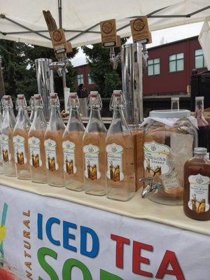 Kombucha on tap in Ballard Farmers Market!