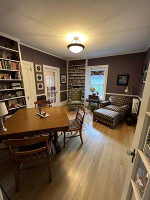 Guest area - dining and music room.