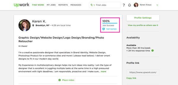 Upwork Top Rated