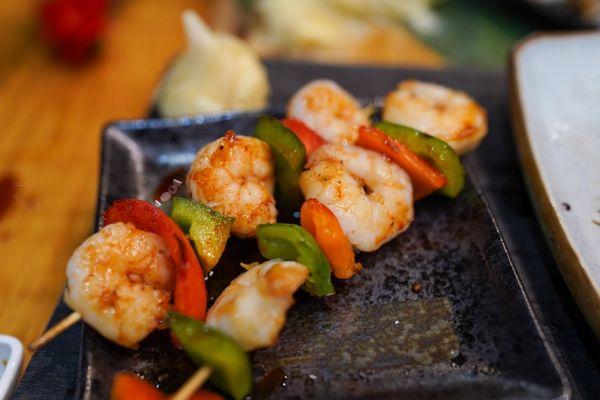 Shrimp skewers