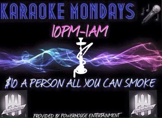 Karaoke Monday's!!