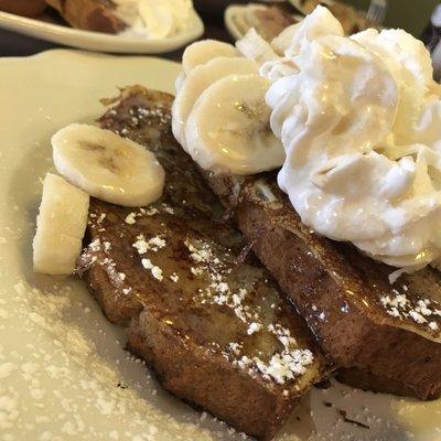 Banana bread French toast