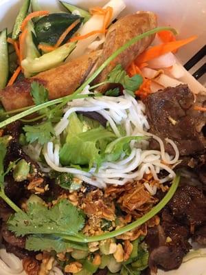 Lemongrass Beef Bowl. Delish!