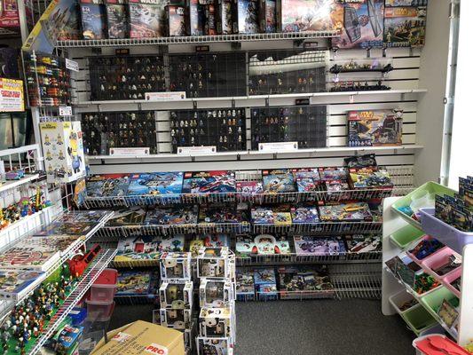 Lego and other figurines section