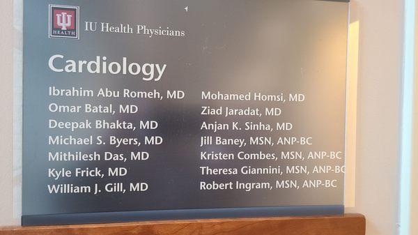 Cardiologists in IU Group