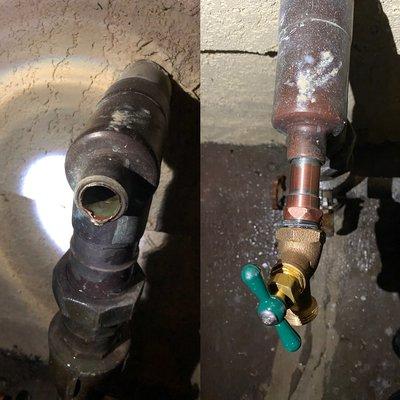 Emergency copper pipe repair