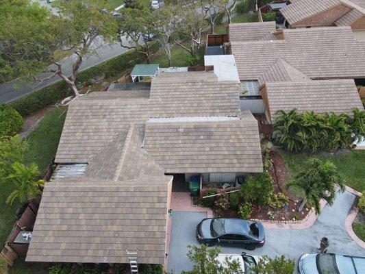 New tile roof