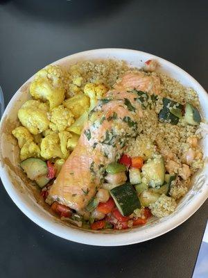 Herb Roasted Salmon Bowl