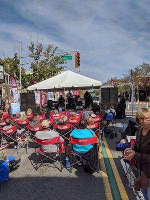 2019 County Seat Jazz & Blues Street Fest. One of two stages.