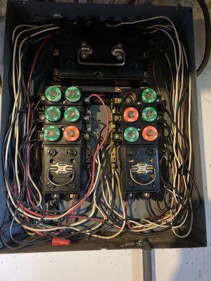 Old fuse box getting upgraded