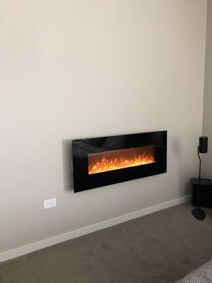 Fire place install