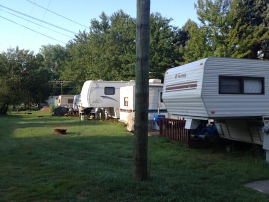 The property is an odd mix of RV lots, RV storage and boat storage.  If you can see past the odd location its a good value.