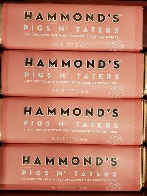 Pigs N' Taters Chocolate Bar.