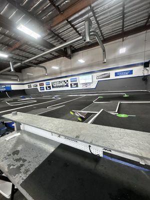 A rc race track