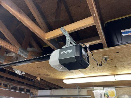 New garage door opener