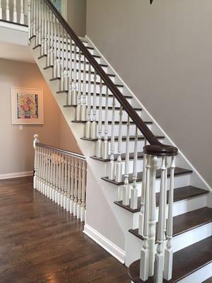 Staircase after picture.