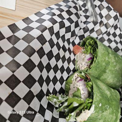 Johnny's chicken salad wrap