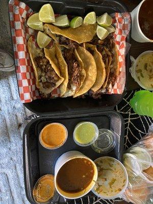 Birria tacos