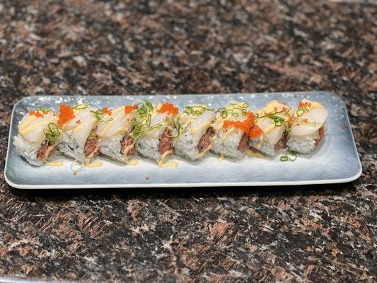 bay scallop roll