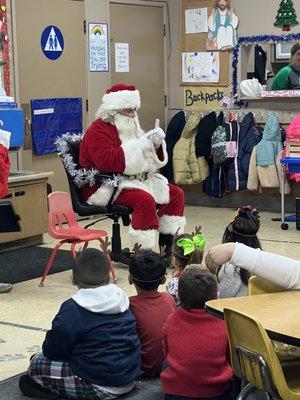 A visit from the North Pole.